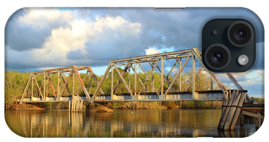 Landscape iPhone Case featuring the photograph Old Railroad Bridge by Andre Turner