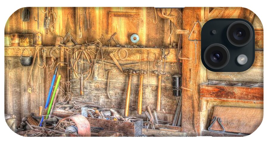 Rustic iPhone Case featuring the photograph Old Rustic Workshop by Jimmy Ostgard