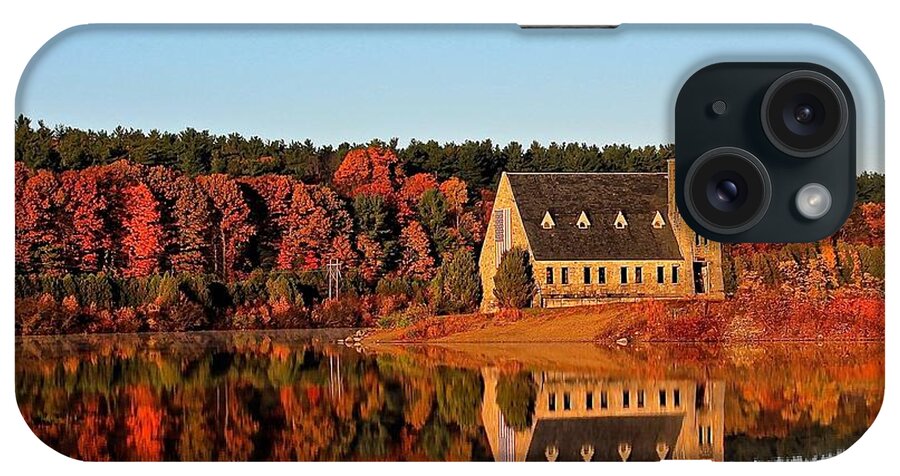 Old Stone Church iPhone Case featuring the photograph Old Stone Church by Michael Saunders