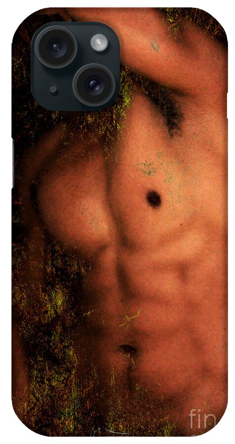 Male Nude Art iPhone Case featuring the photograph Old Story 1 by Mark Ashkenazi