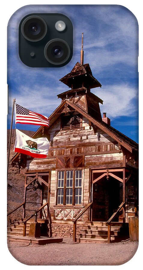 Calico iPhone Case featuring the photograph Old West School Days by Paul W Faust - Impressions of Light