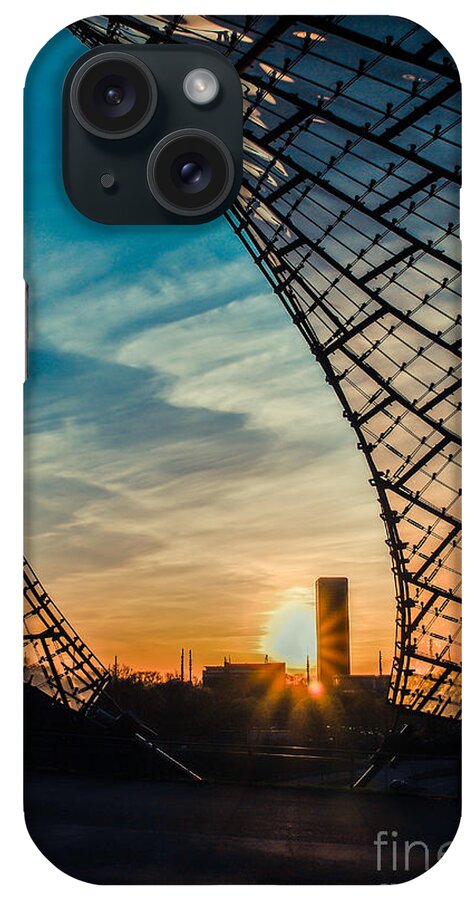 Building iPhone Case featuring the photograph Olympiastadium - The Roof by Hannes Cmarits