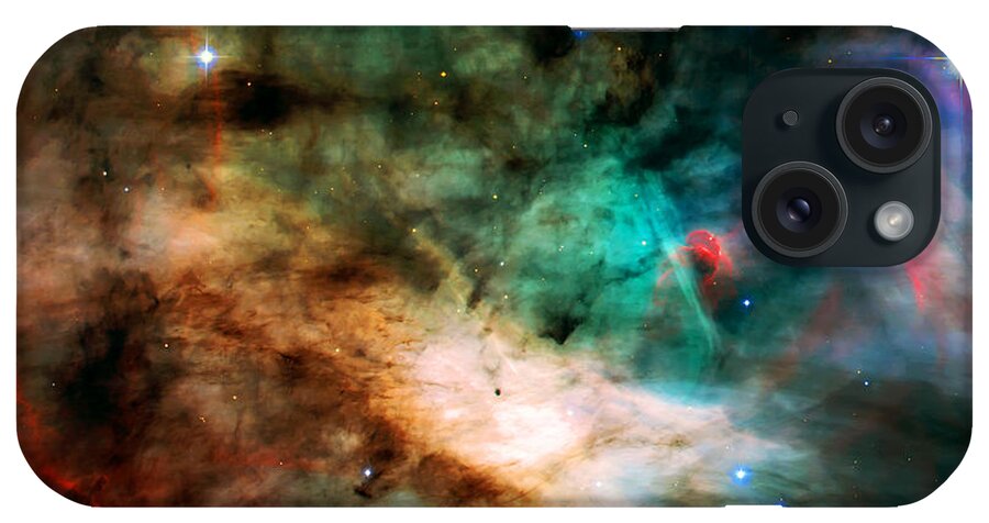 Nebula iPhone Case featuring the photograph Omega Swan Nebula 2 by Jennifer Rondinelli Reilly - Fine Art Photography