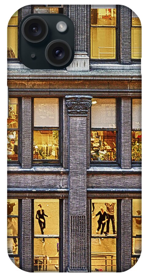 Windows iPhone Case featuring the photograph On Broadway by Jessica Levant