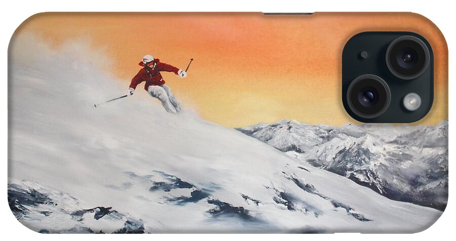 Italy iPhone Case featuring the painting On the Slopes by Jean Walker