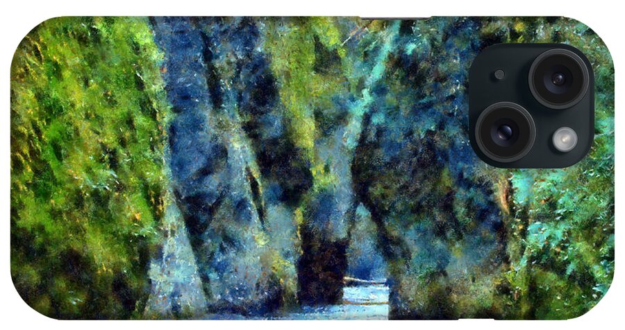 Oneonta iPhone Case featuring the digital art Oneonta Gorge by Kaylee Mason