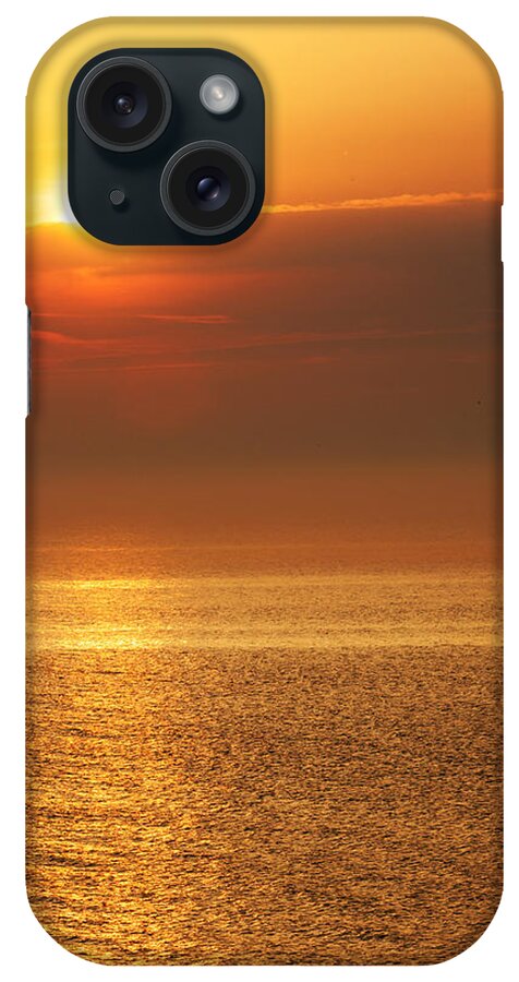 Beach iPhone Case featuring the photograph Orange Glow by Patty Colabuono