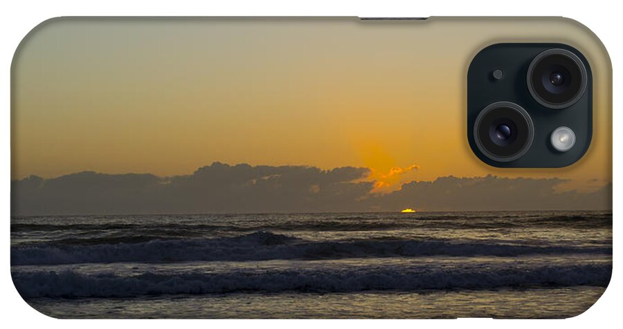Water iPhone Case featuring the photograph Orange Rays by Jerry Hart