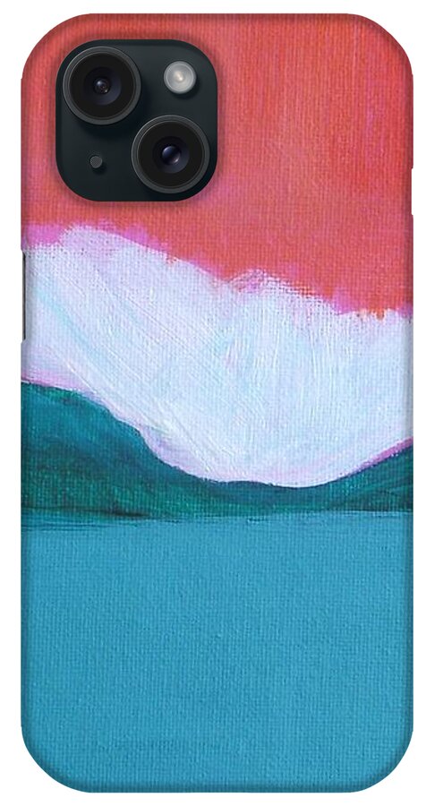 Landscape iPhone Case featuring the painting Summer Time by Vesna Antic