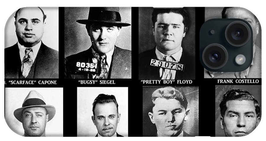 Original Gangsters - Public Enemies iPhone Case featuring the photograph Original Gangsters - Public Enemies by Paul Ward