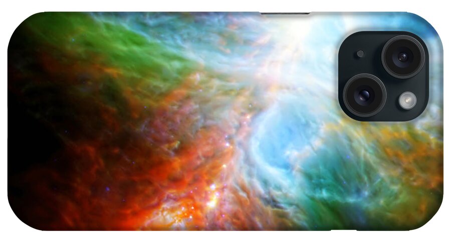 Nasa Images iPhone Case featuring the photograph Orion's Rainbow 6 by Jennifer Rondinelli Reilly - Fine Art Photography