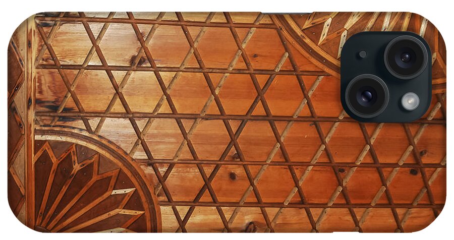 Yoruk Village iPhone Case featuring the photograph Ottoman House Wood Ceiling by Bob Phillips