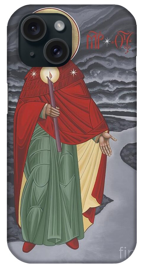Our Lady Of The Lake iPhone Case featuring the painting Our Lady of the Lake 201 by William Hart McNichols