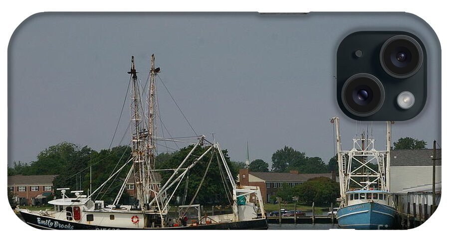 Fishing Boats iPhone Case featuring the photograph Out to sea by Tannis Baldwin