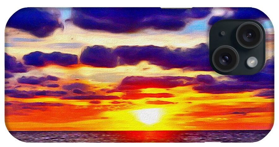 Brushstroke iPhone Case featuring the photograph Outer Banks Sunrise by Chris Montcalmo
