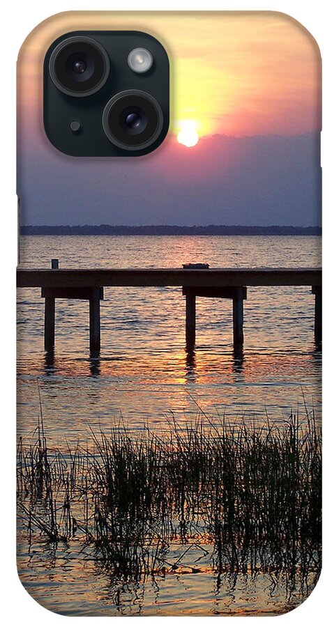 Landscape iPhone Case featuring the photograph Outerbanks NC Sunset by Sandi OReilly
