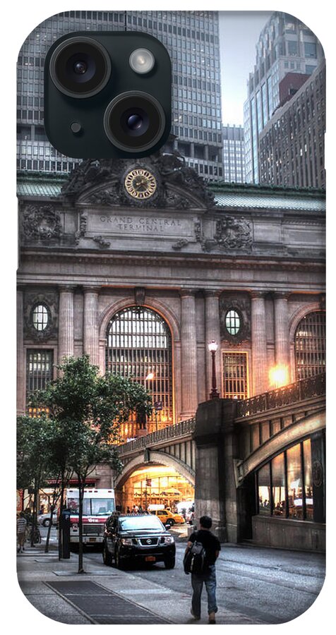 Grand Central Station iPhone Case featuring the photograph Outside Grand Central Station by Debra Forand