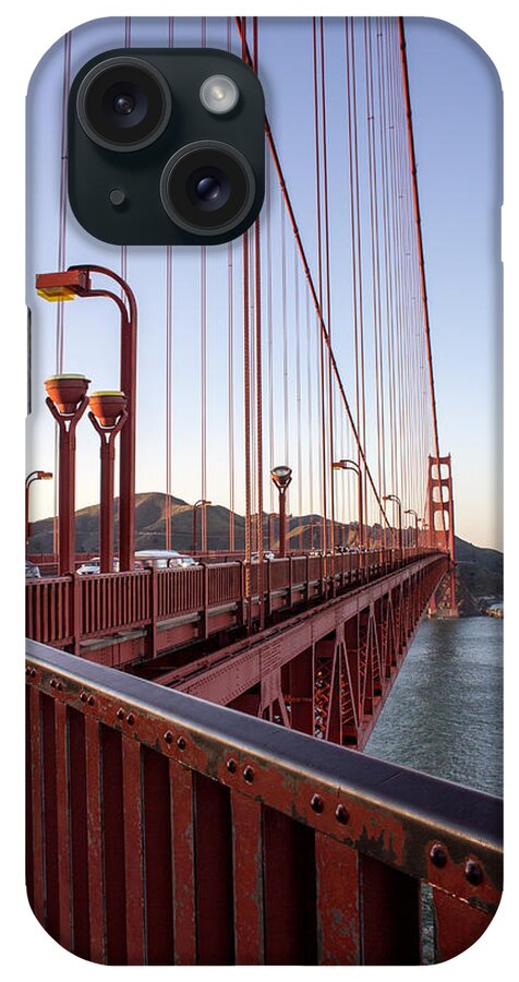 Golden Gate Bridge iPhone Case featuring the photograph Outside the Gate by Angie Schutt