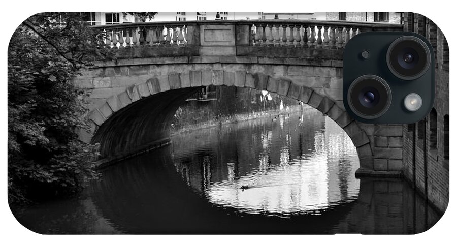York iPhone Case featuring the photograph Oval Bridge over the River Foss York by Scott Lyons