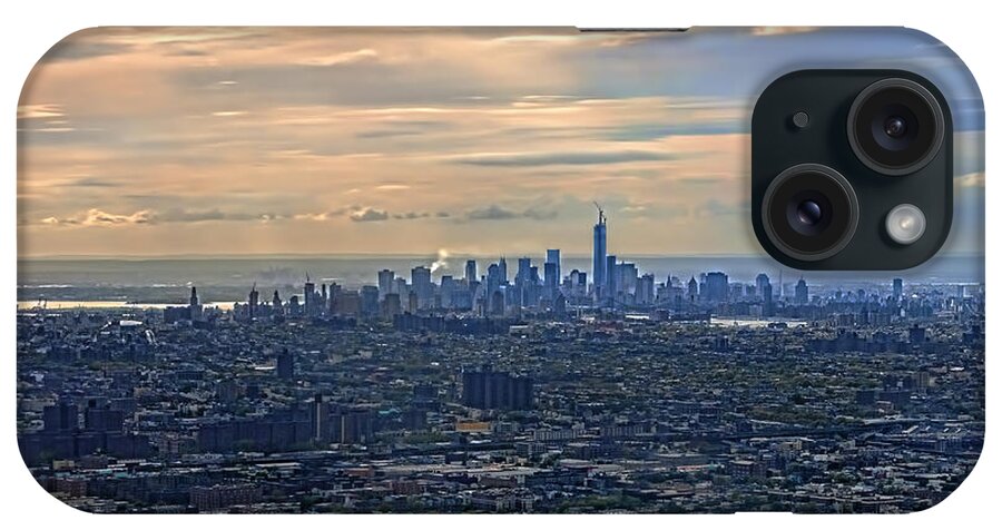 Nyc Skyline iPhone Case featuring the photograph Over East New York by S Paul Sahm