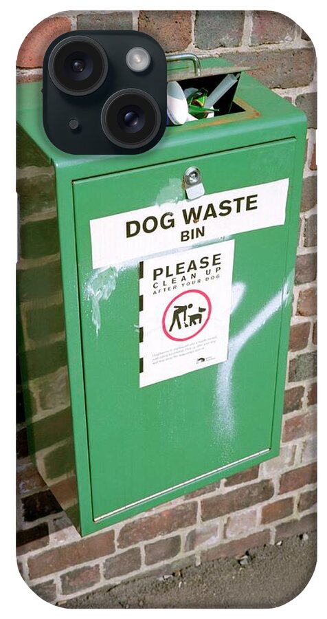 Bin iPhone Case featuring the photograph Overflowing Dog Waste Bin by Robert Brook/science Photo Library