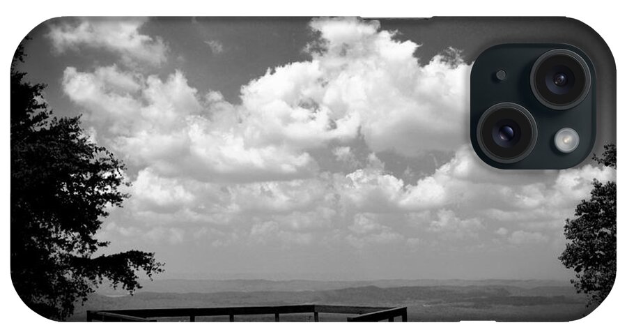 Black & White iPhone Case featuring the photograph Overlook 1 by George Taylor