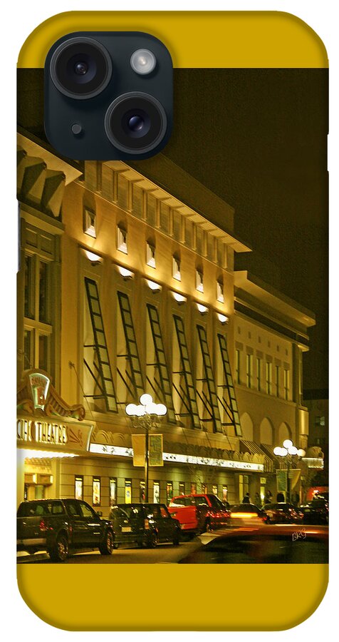 Night Life iPhone Case featuring the photograph Pacific Theatres In San Diego At Night by Ben and Raisa Gertsberg