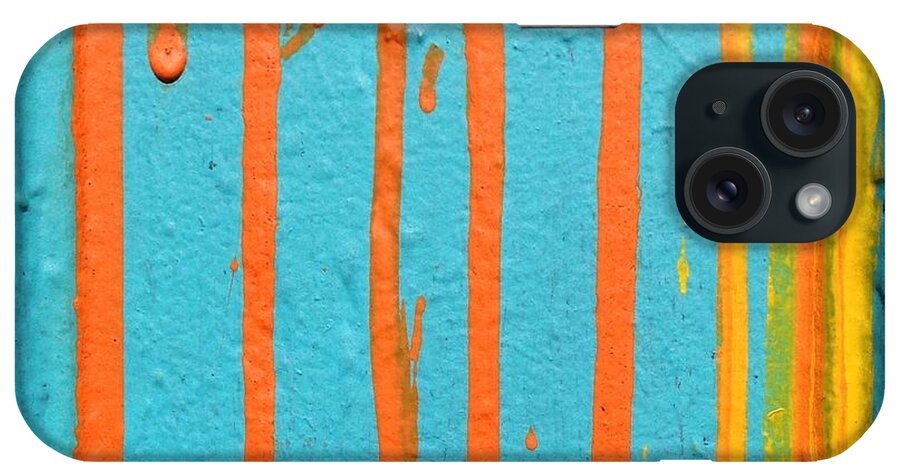 Colorful iPhone Case featuring the photograph Paint Drips by Julie Gebhardt