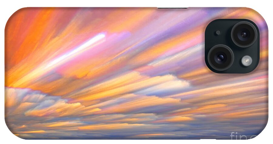 Sky iPhone Case featuring the photograph Paint Strokes of Nature by Charline Xia
