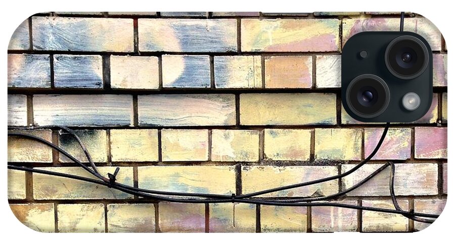 Painted Brick iPhone Case featuring the photograph Painted Brick by Julie Gebhardt