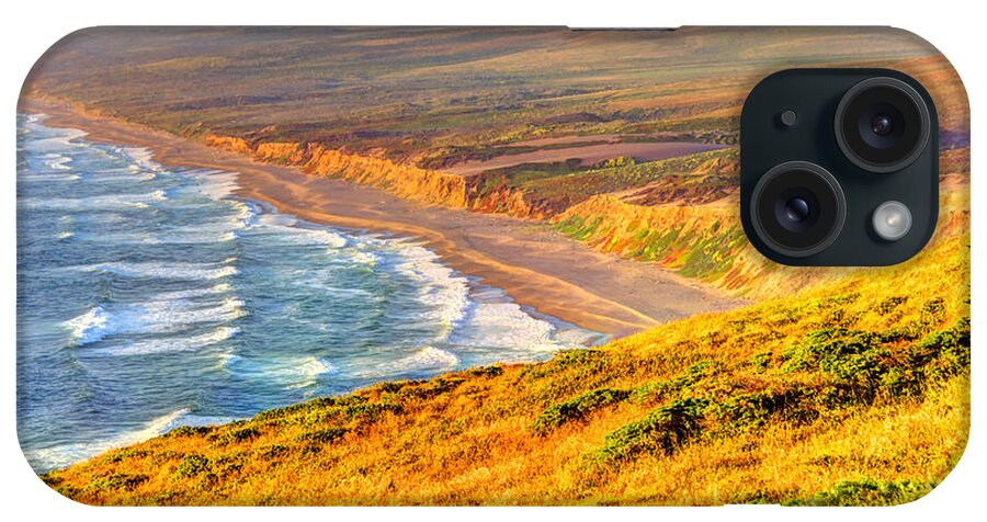 Painterly iPhone Case featuring the photograph Painted Coast by Digiblocks Photography