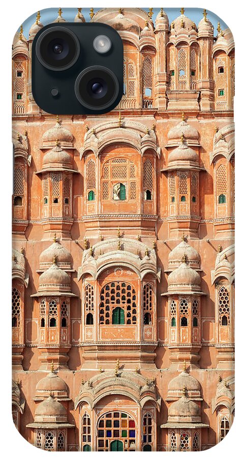 Built Structure iPhone Case featuring the photograph Palace Of The Winds Hawa Mahal, Jaipur by Peter Adams