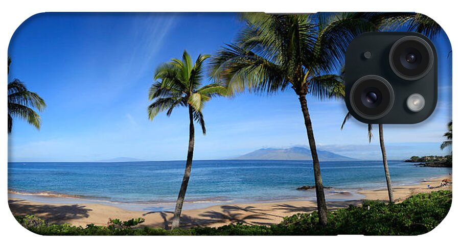 Photography iPhone Case featuring the photograph Palm Trees On The Beach, Maui, Hawaii by Panoramic Images