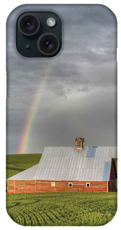 Palouse iPhone Case featuring the photograph Palouse Rainbow by Doug Davidson
