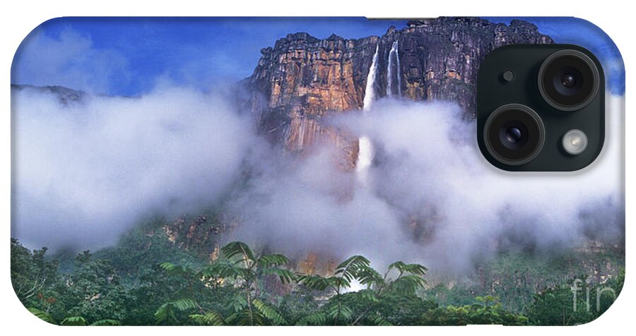 South America iPhone Case featuring the photograph Panorama Angel Falls Canaima National Park Veneziuela by Dave Welling