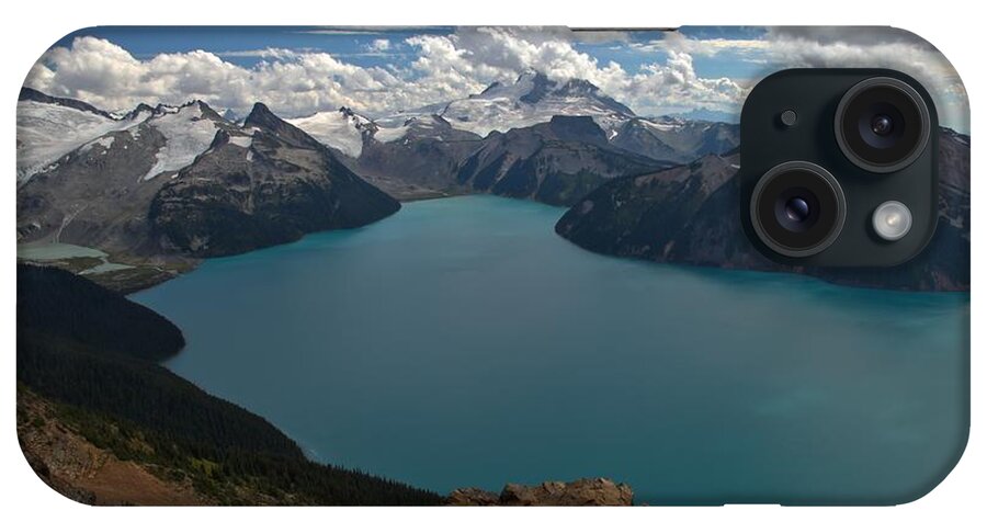 Garibaldi Lake iPhone Case featuring the photograph Panorama Overlook At Garibaldi Provincial Park by Adam Jewell