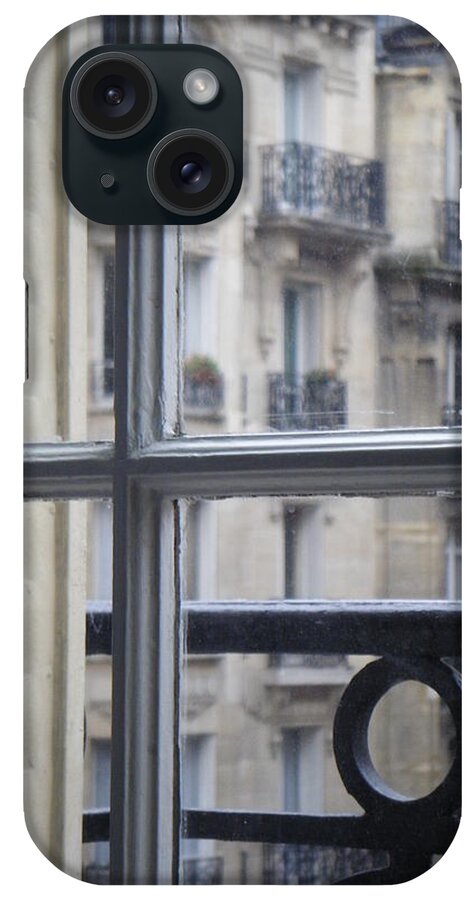 Paris iPhone Case featuring the photograph Paris window by David McCadden