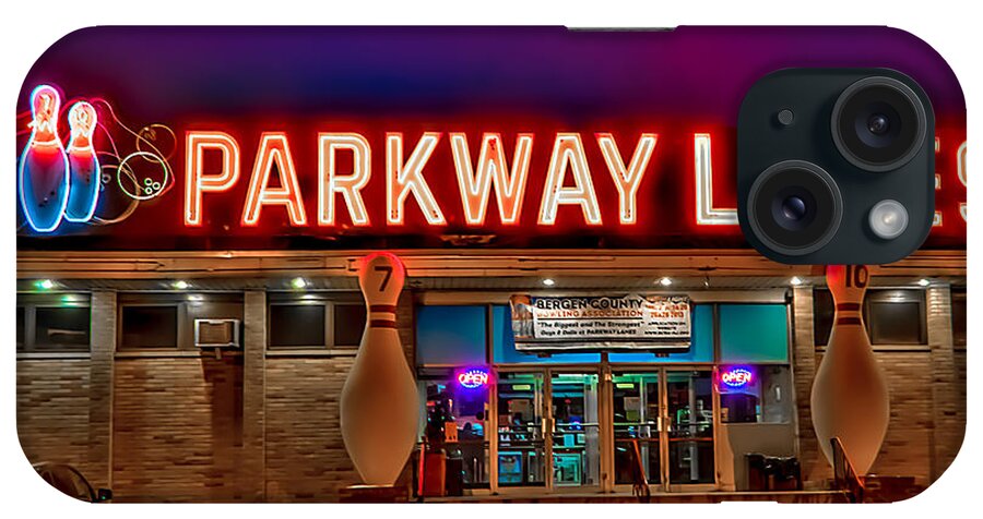 Bowling iPhone Case featuring the photograph Parkway Lanes by Anthony Sacco