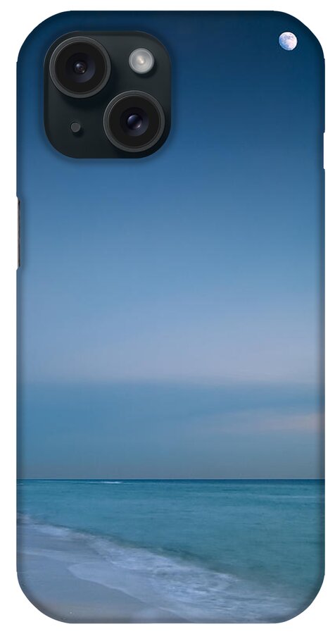 Florida iPhone Case featuring the photograph Pastel Moonrise by Bill Chambers