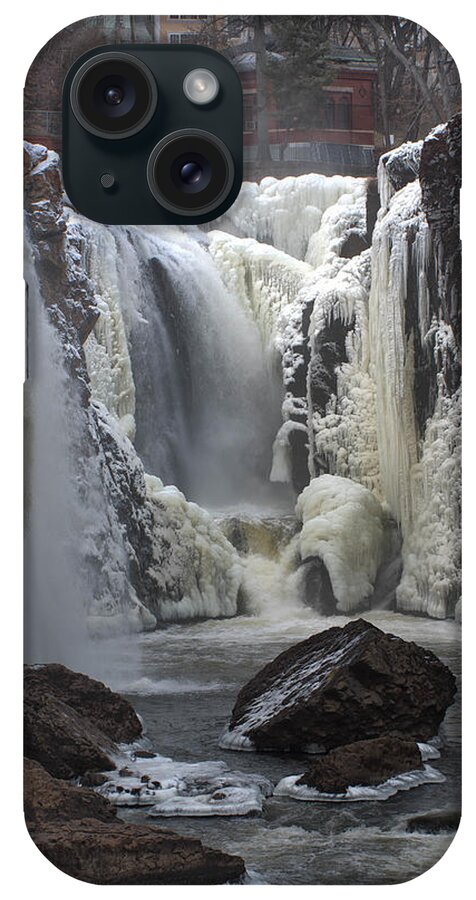 Great Falls National Park iPhone Case featuring the photograph Paterson's Great Falls by Alan Goldberg