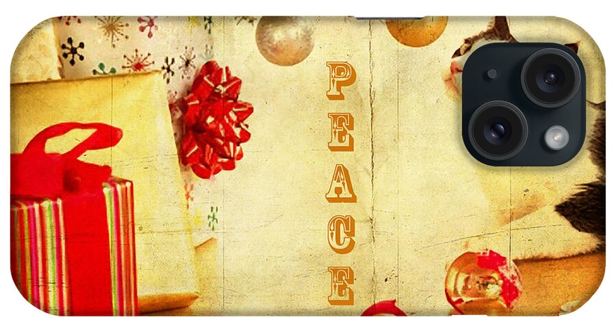Photography iPhone Case featuring the digital art Peace and Joy to all by Chris Armytage