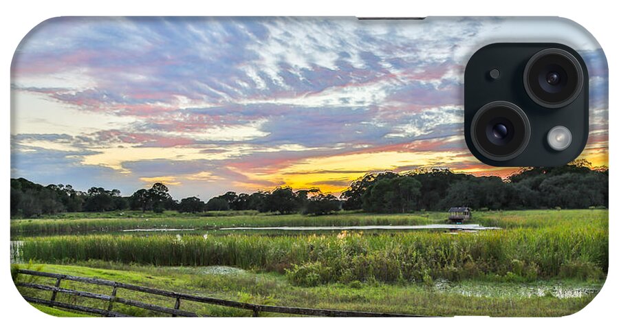 Landscape iPhone Case featuring the photograph Peace Sunset by Mina Isaac
