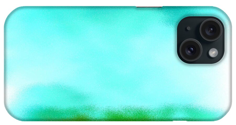 Peaceful Noise iPhone Case featuring the digital art Peaceful Noise by Anita Lewis