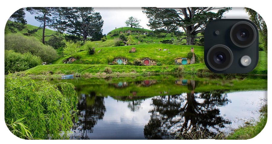 New Zealand iPhone Case featuring the photograph Peaceful Shire by Weir Here And There