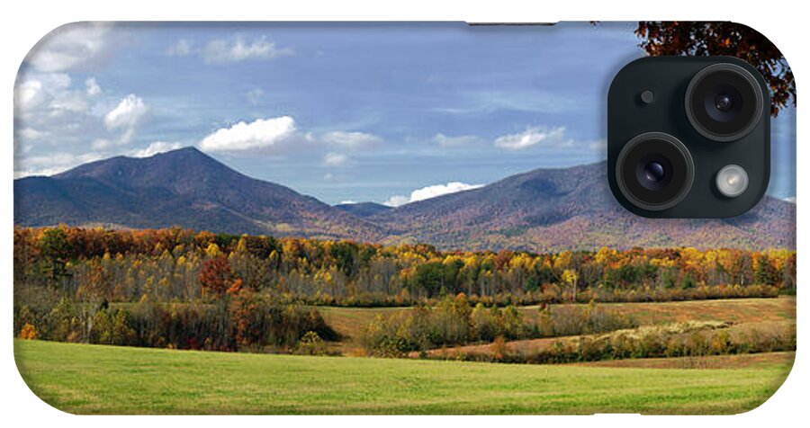 Peaks Of Otter iPhone Case featuring the photograph Peaks of Otter in Autumn by Steve Hurt