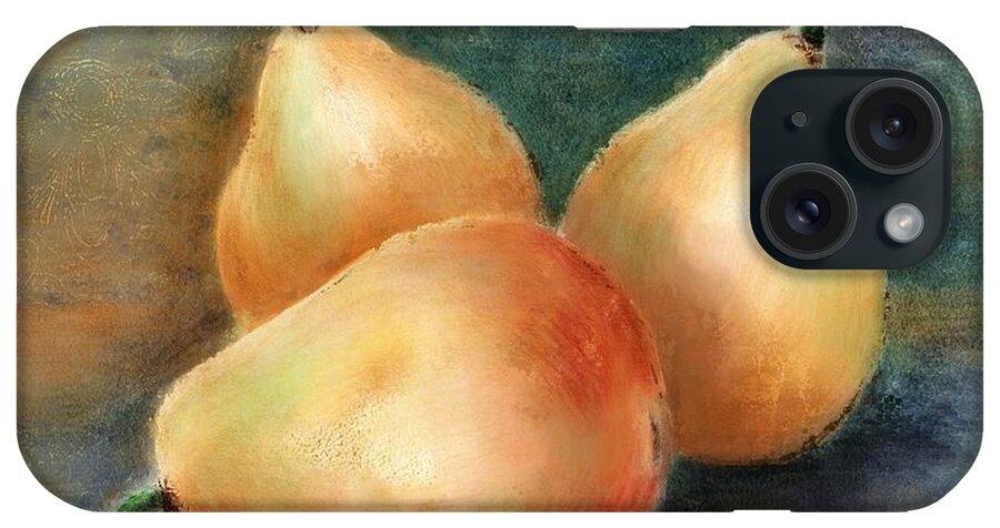 Pears iPhone Case featuring the painting Pears Still Life by Colleen Taylor