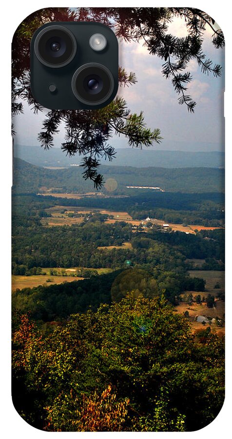 Scenic Overlook iPhone Case featuring the photograph Peeking Sun by George Taylor