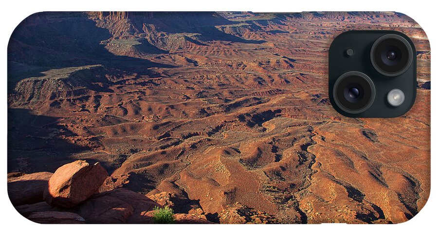 Utah iPhone Case featuring the photograph Peering Over the Edge by Jim Garrison