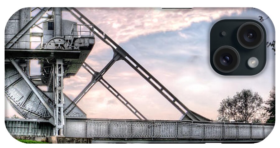 Pegasus Bridge iPhone Case featuring the photograph Pegasus Bridge Panorama by Weston Westmoreland