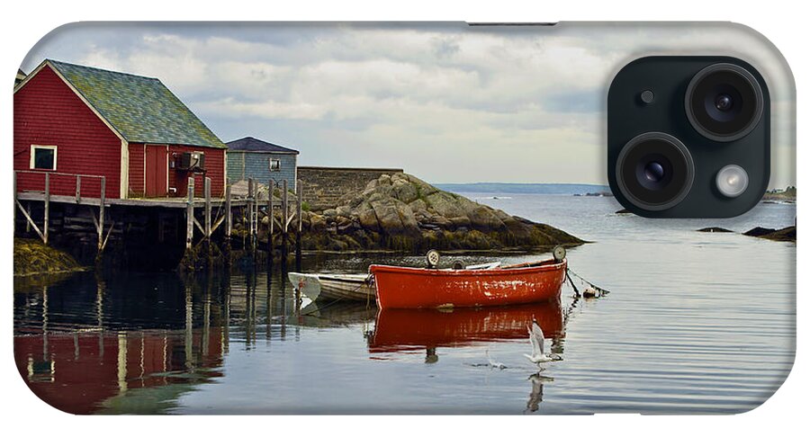 Canada iPhone Case featuring the photograph Peggy's Cove by John Babis